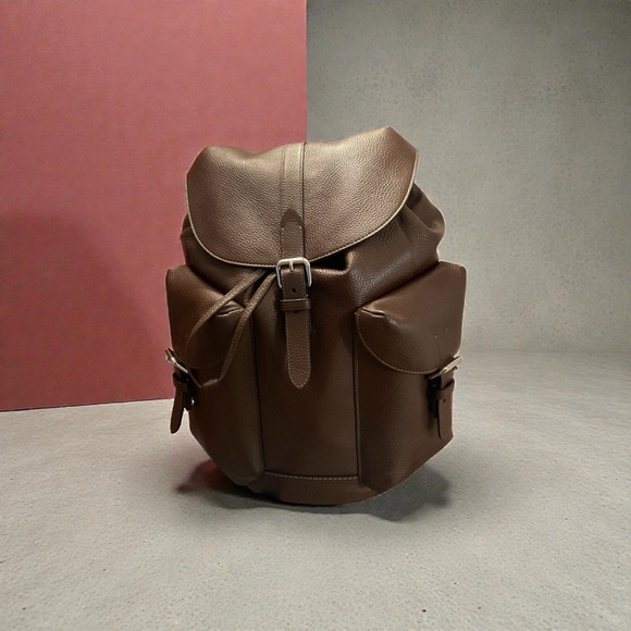 Coach Other - Coach Dark Brown Leather Backpack